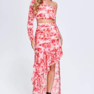 Rilea One Shoulder Printed Set
