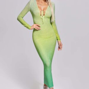 Nyiasia Crystallised Maxi Dress
