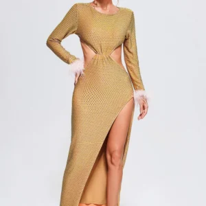 Jaylee Crystal Maxi Dress