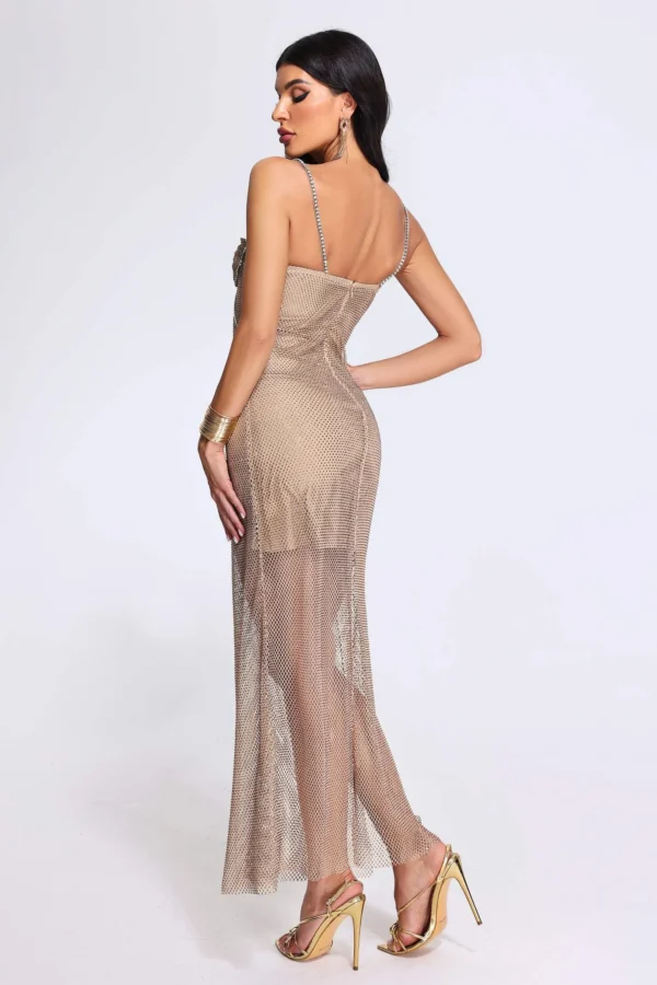 Zariha Diamante Maxi Dress - Image 4
